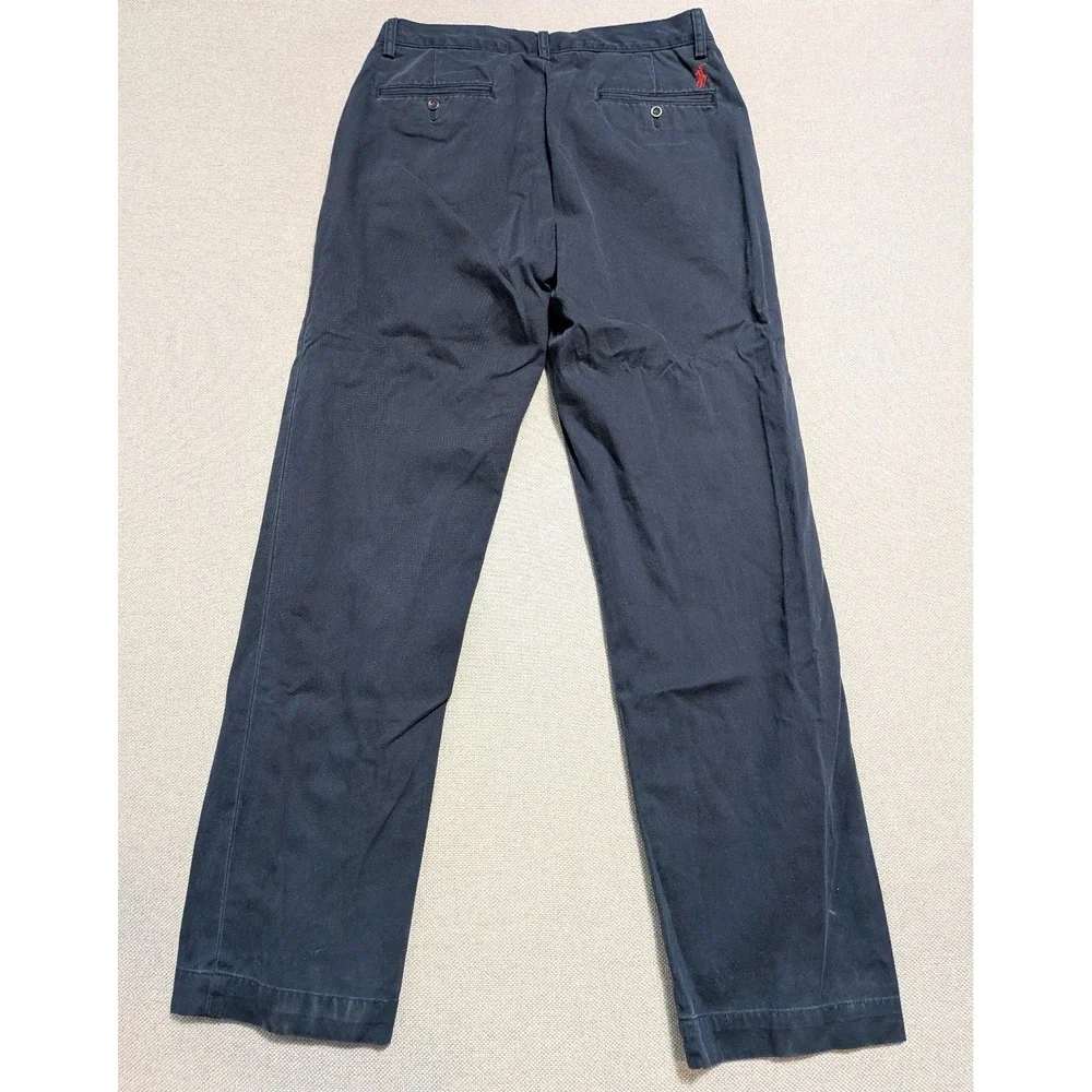 Polo Ralph Lauren Pants Men's 32x32 Navy Cotton Chino Classic Fit Pony Logo